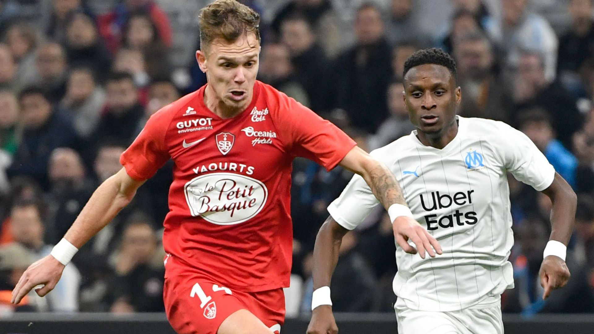 Bouna Sarr Irvin Cardona Marseille Brest Ligue 1 29112019