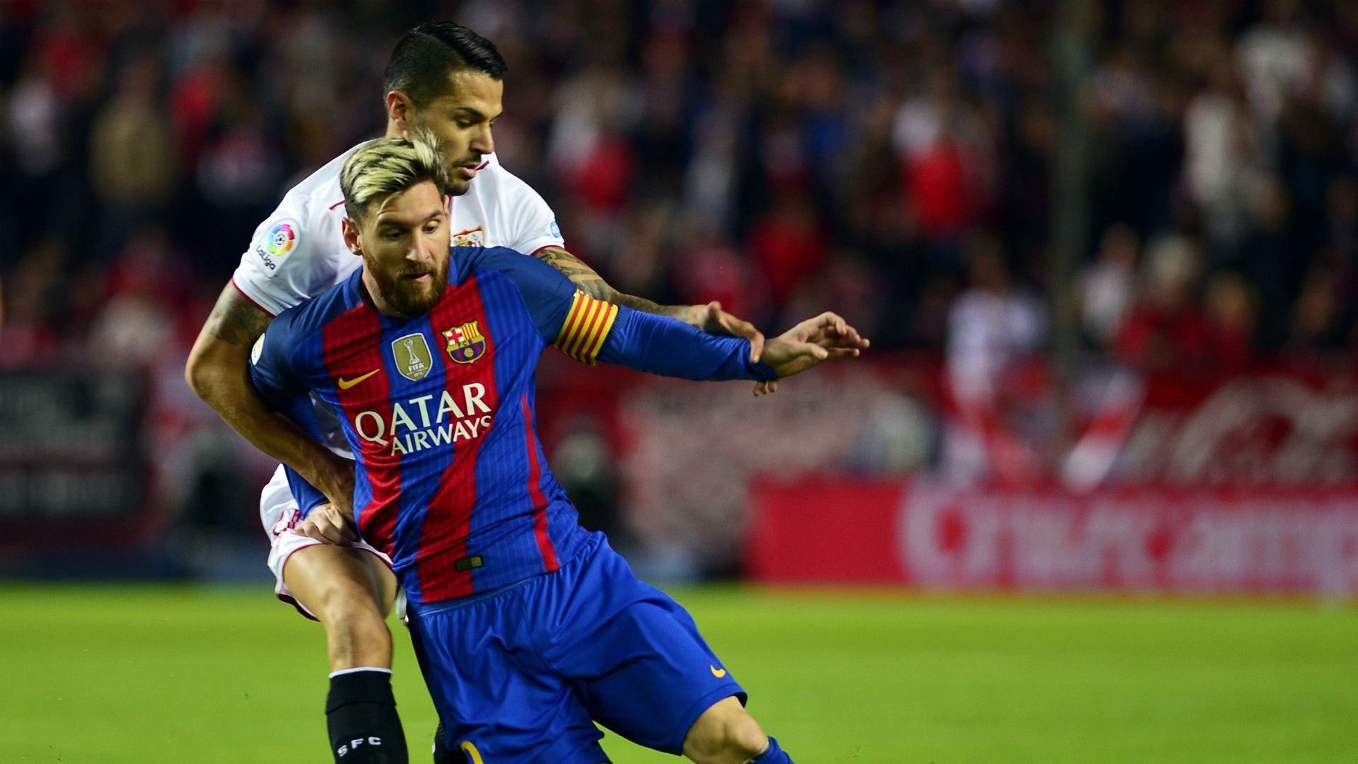 LEO MESSI SEVILLA BARCELONA LALIGA 11062016