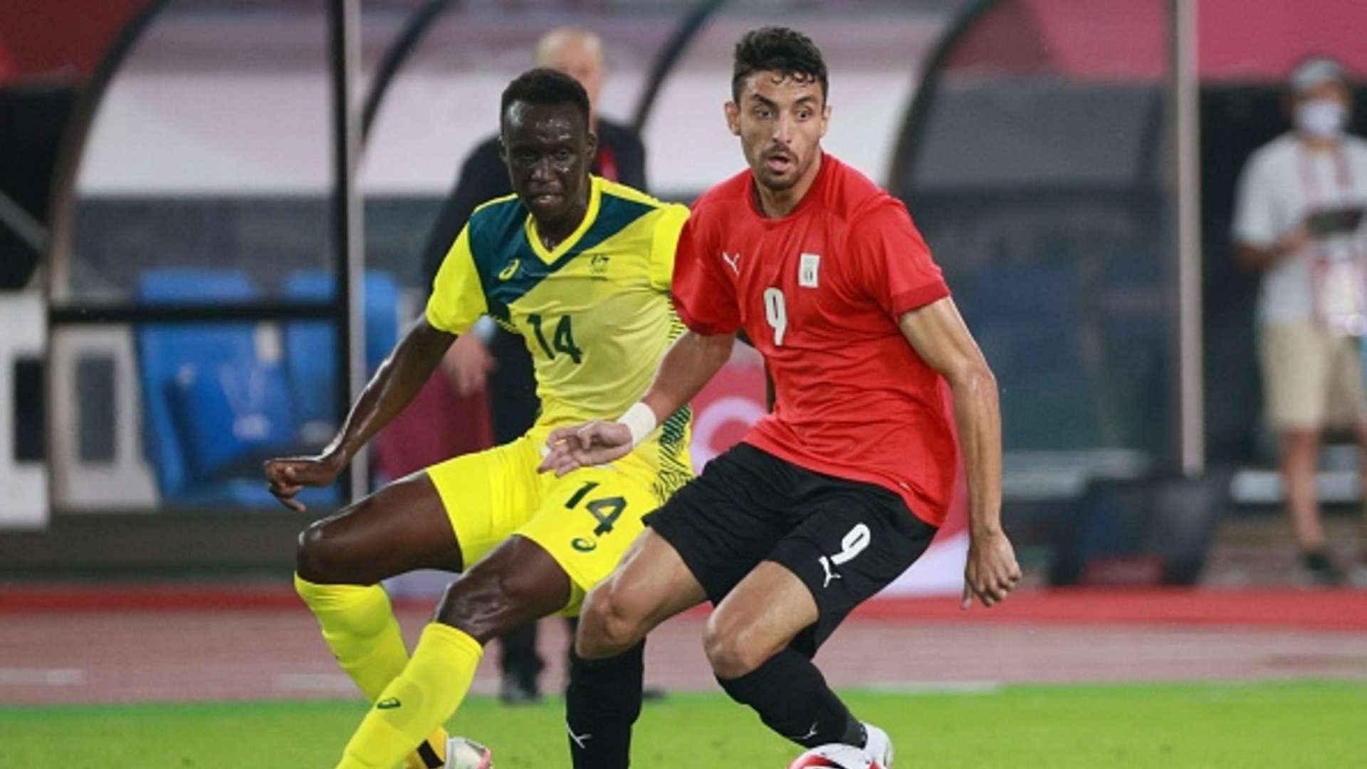 taher mohamed - egypt u23 - Australia - Olympic Games 2020