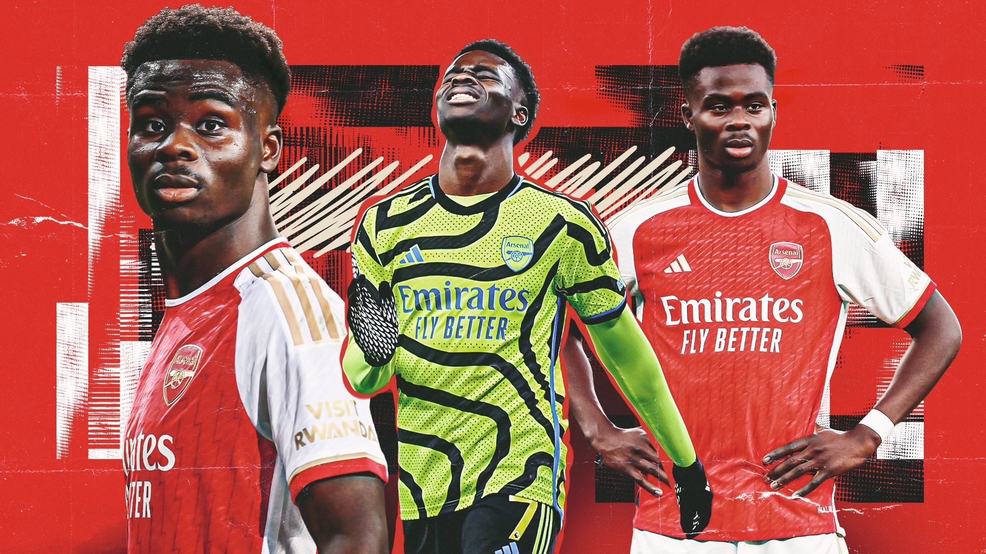 Bukayo Saka Arsenal GFX
