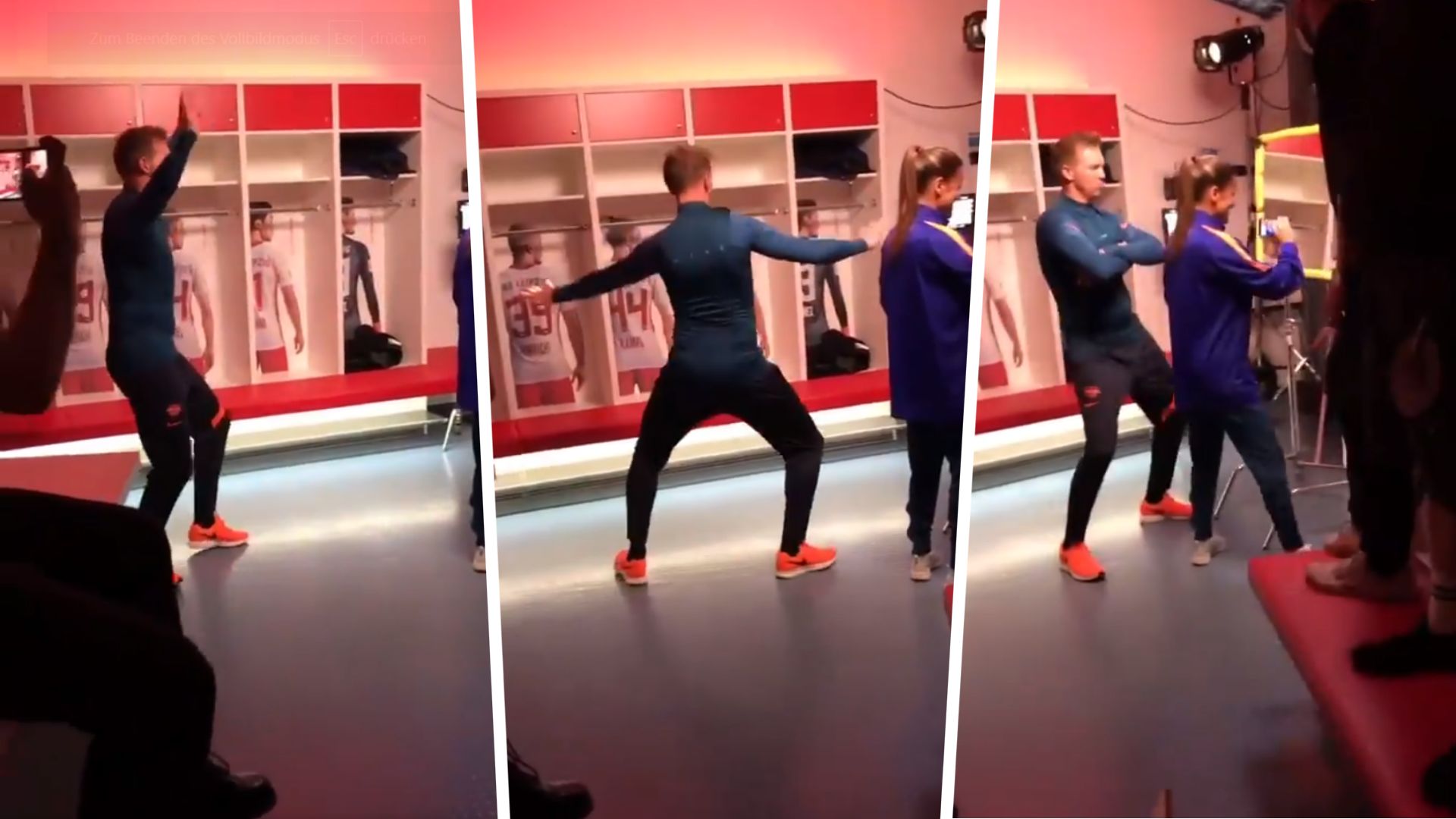 Julian Nagelsmann RB Leipzig dancing 25032021