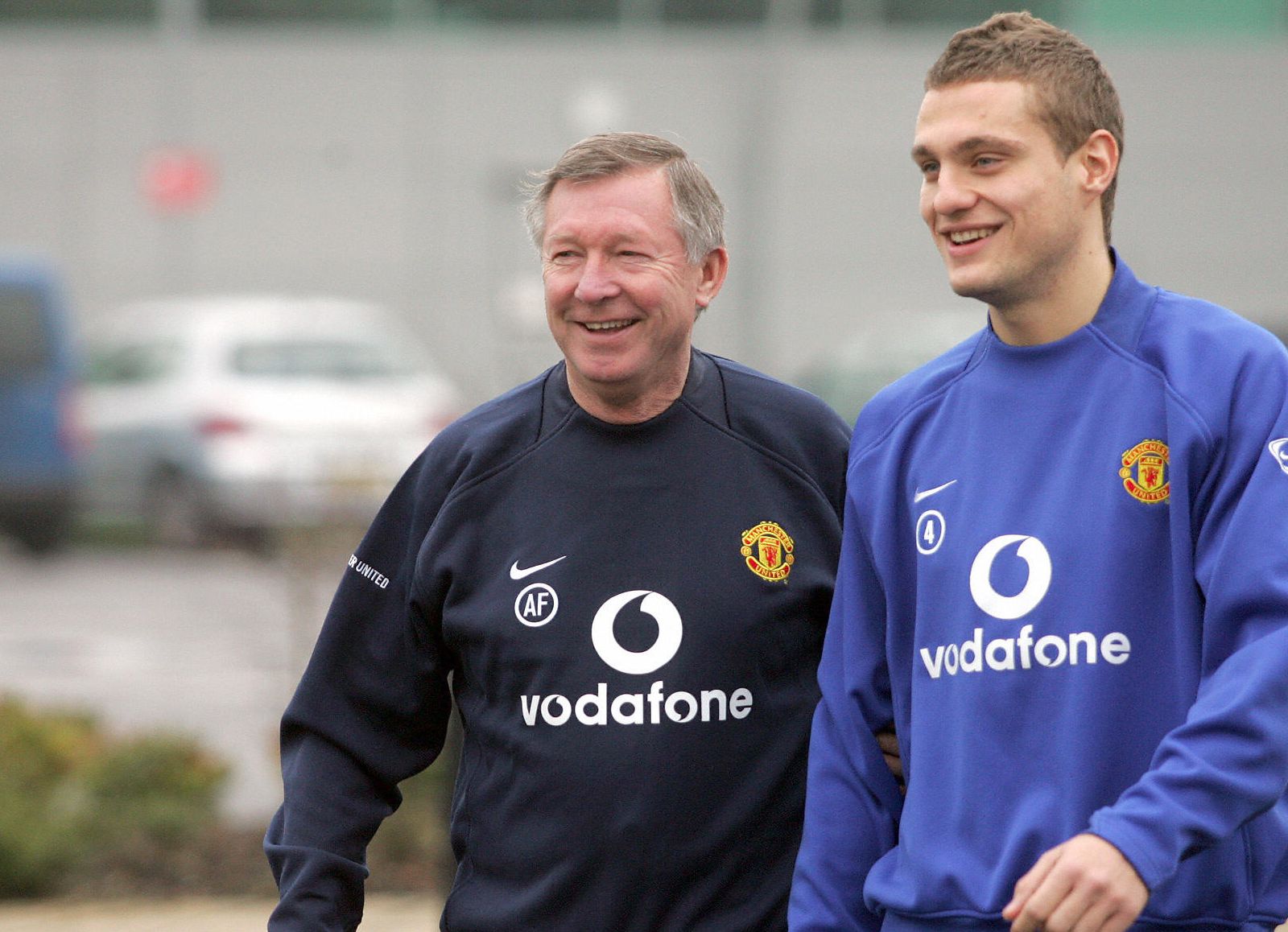 Nemanja Vidic Alex Ferguson