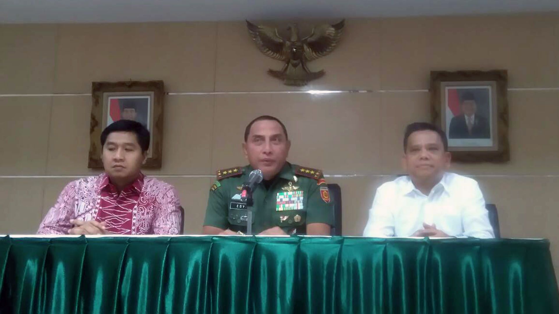 Maruarar Sirait - Edy Rahmayadi - Berlinton Siahaan