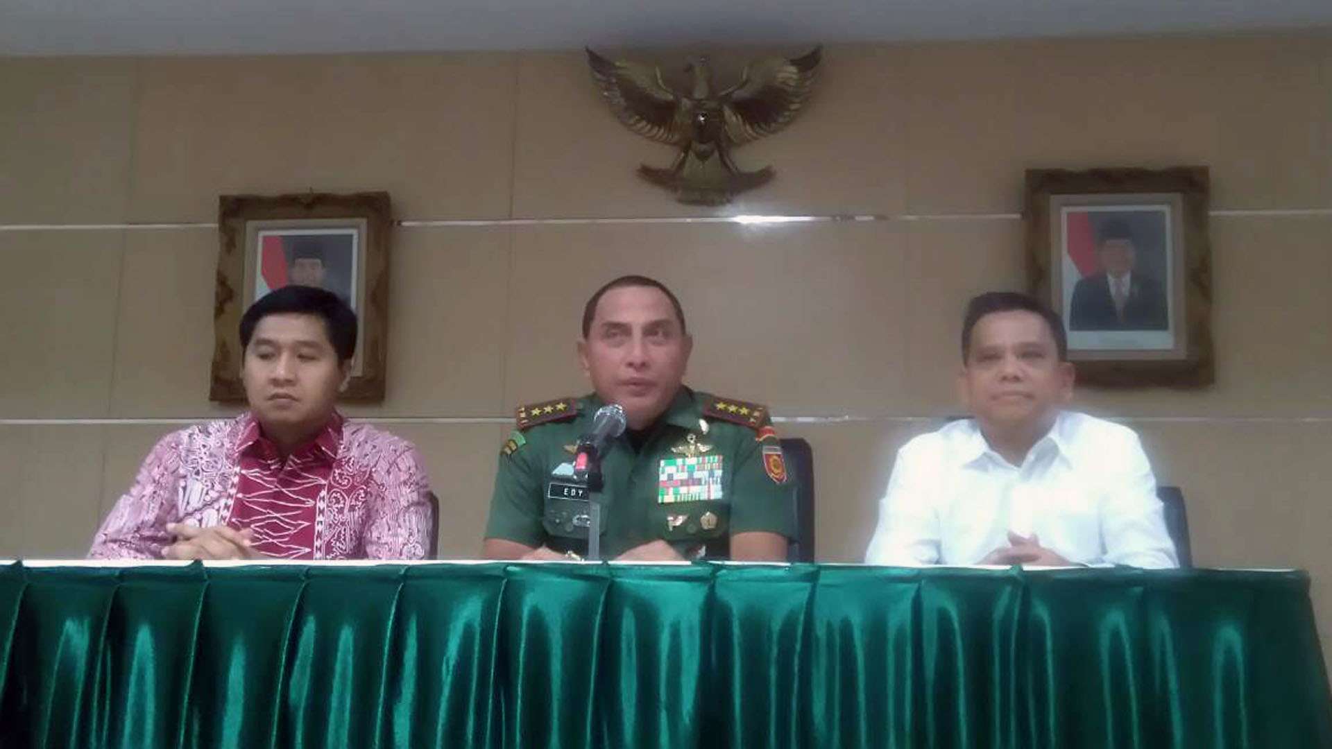 Maruarar Sirait - Edy Rahmayadi - Berlinton Siahaan