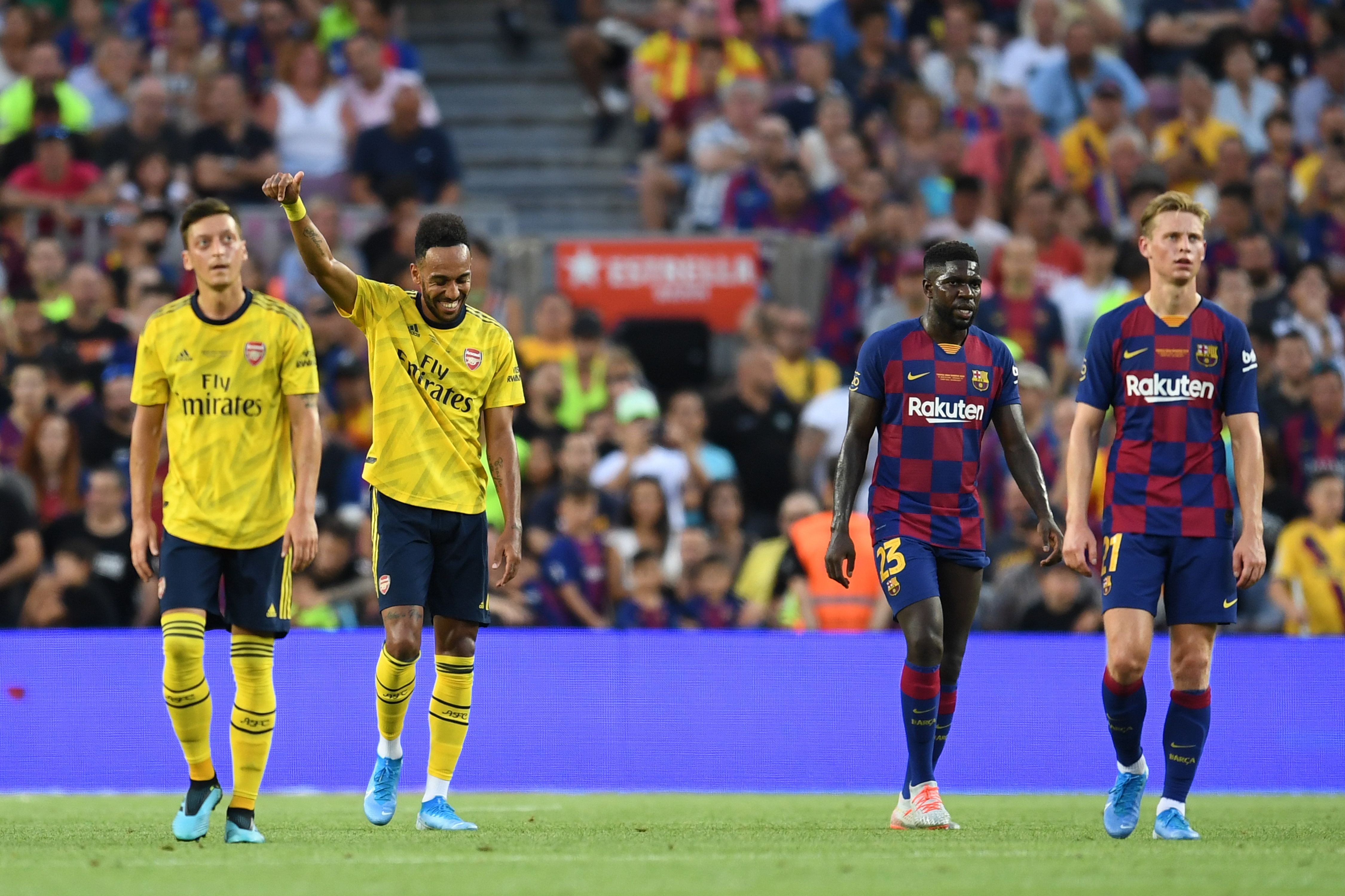 Aubameyang Barcelona Arsenal Gamper