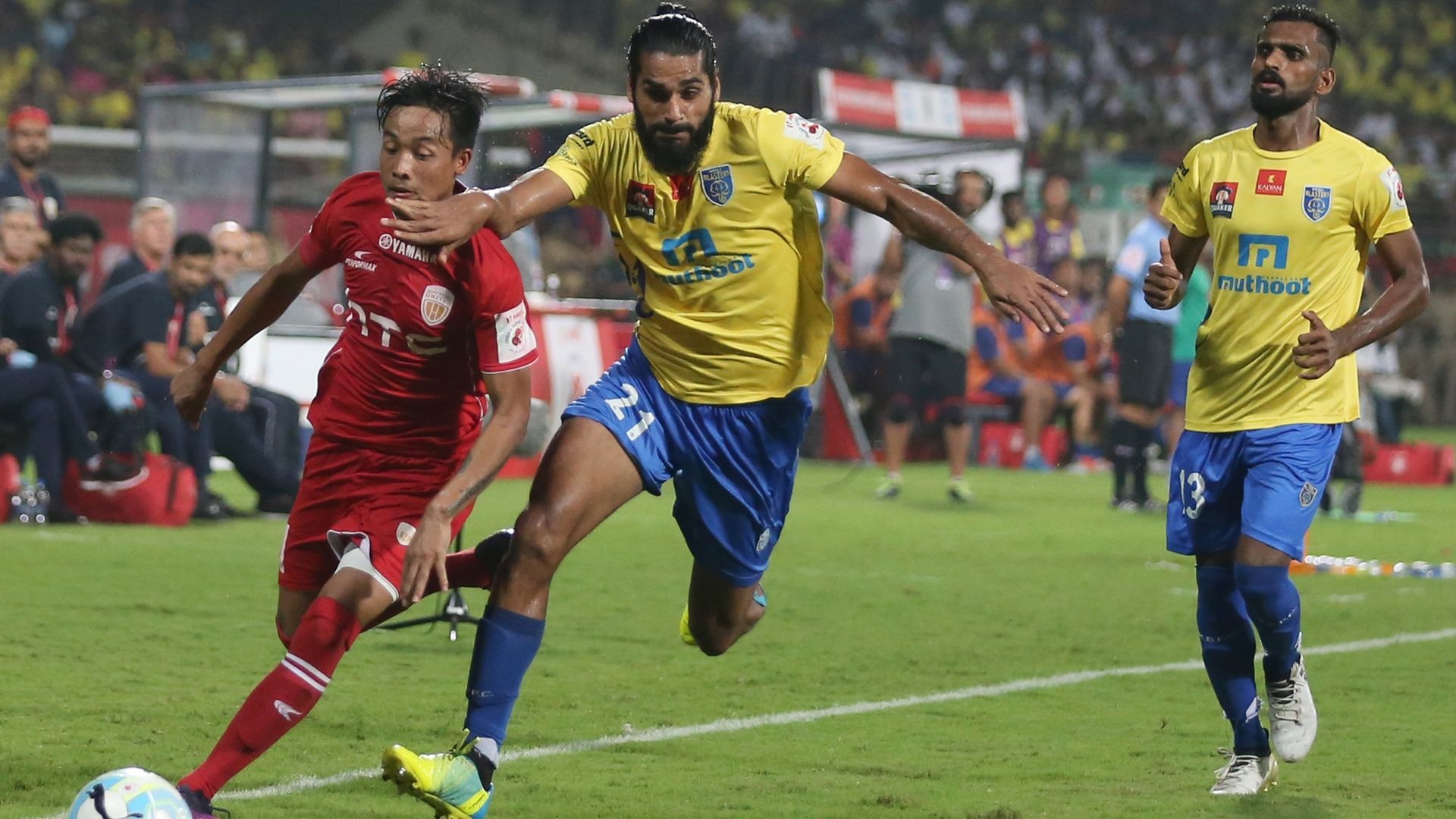 Sandesh Jhingan Kerala Blasters FC NorthEast United FC ISL season 3 2016