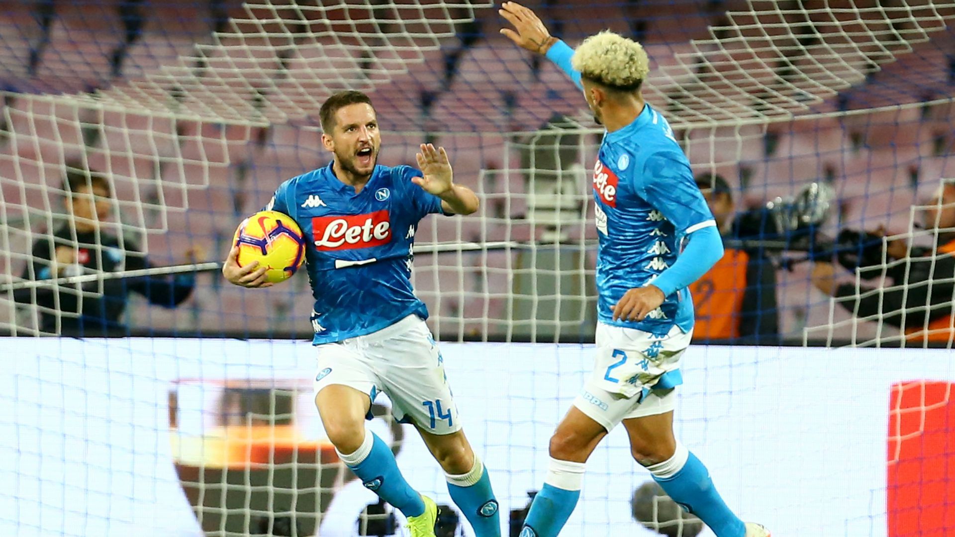 Dries Mertens Napoli Roma Serie A