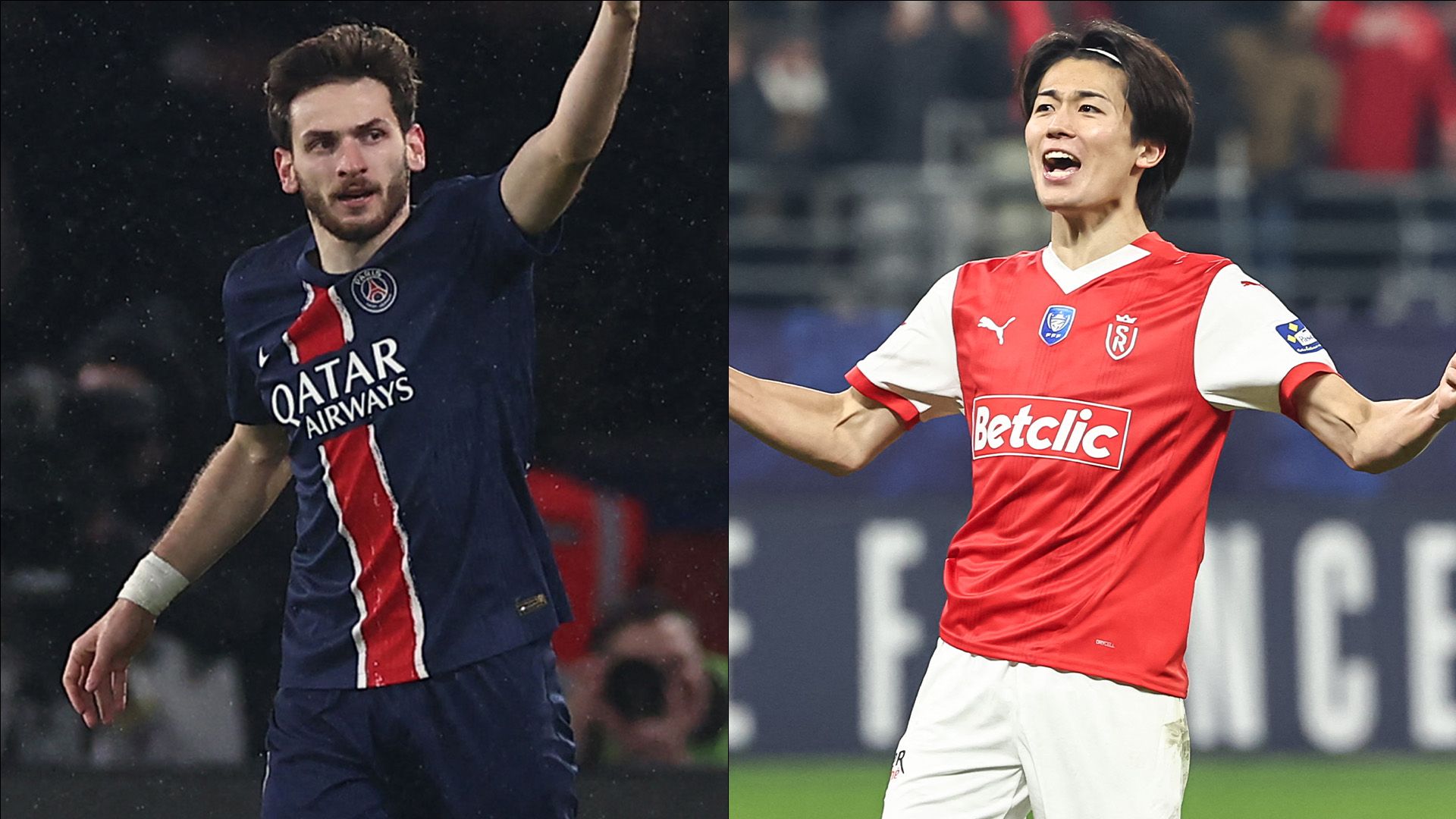 Khvicha Kvaratskhelia PSG Keito Nakamura Reims
