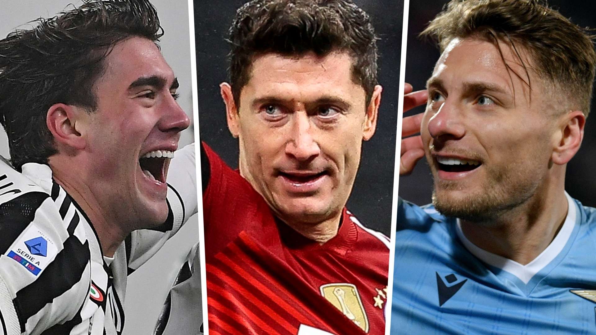 Vlahovic Lewandowski Immobile