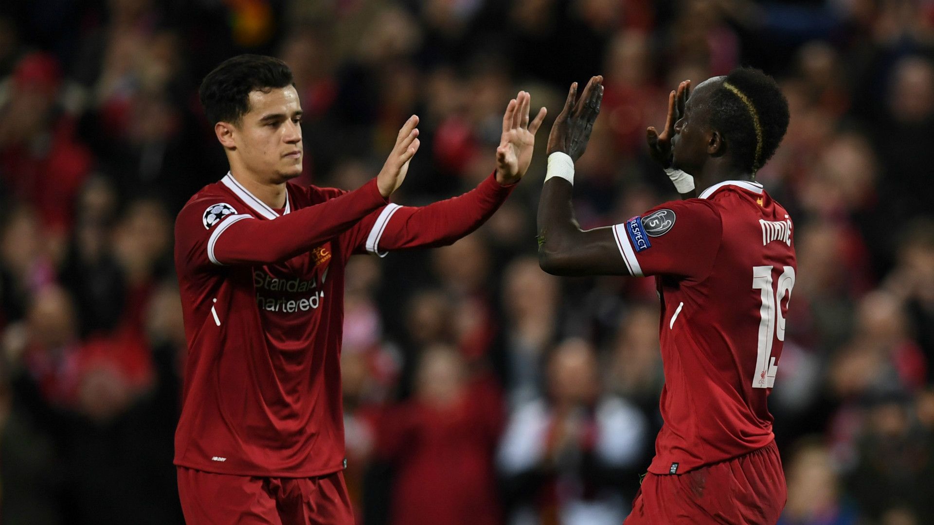Philippe Coutinho Sadio Mane Liverpool Champions League