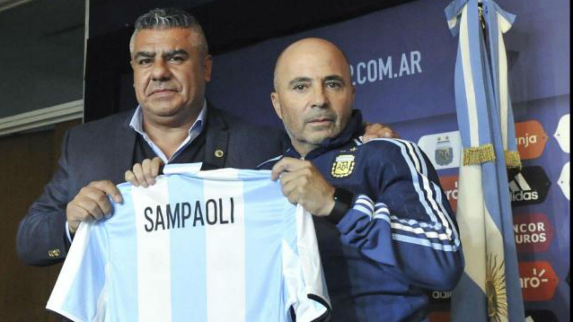 Claudio Chiqui Tapia Jorge Sampaoli Seleccion argentina 01062017