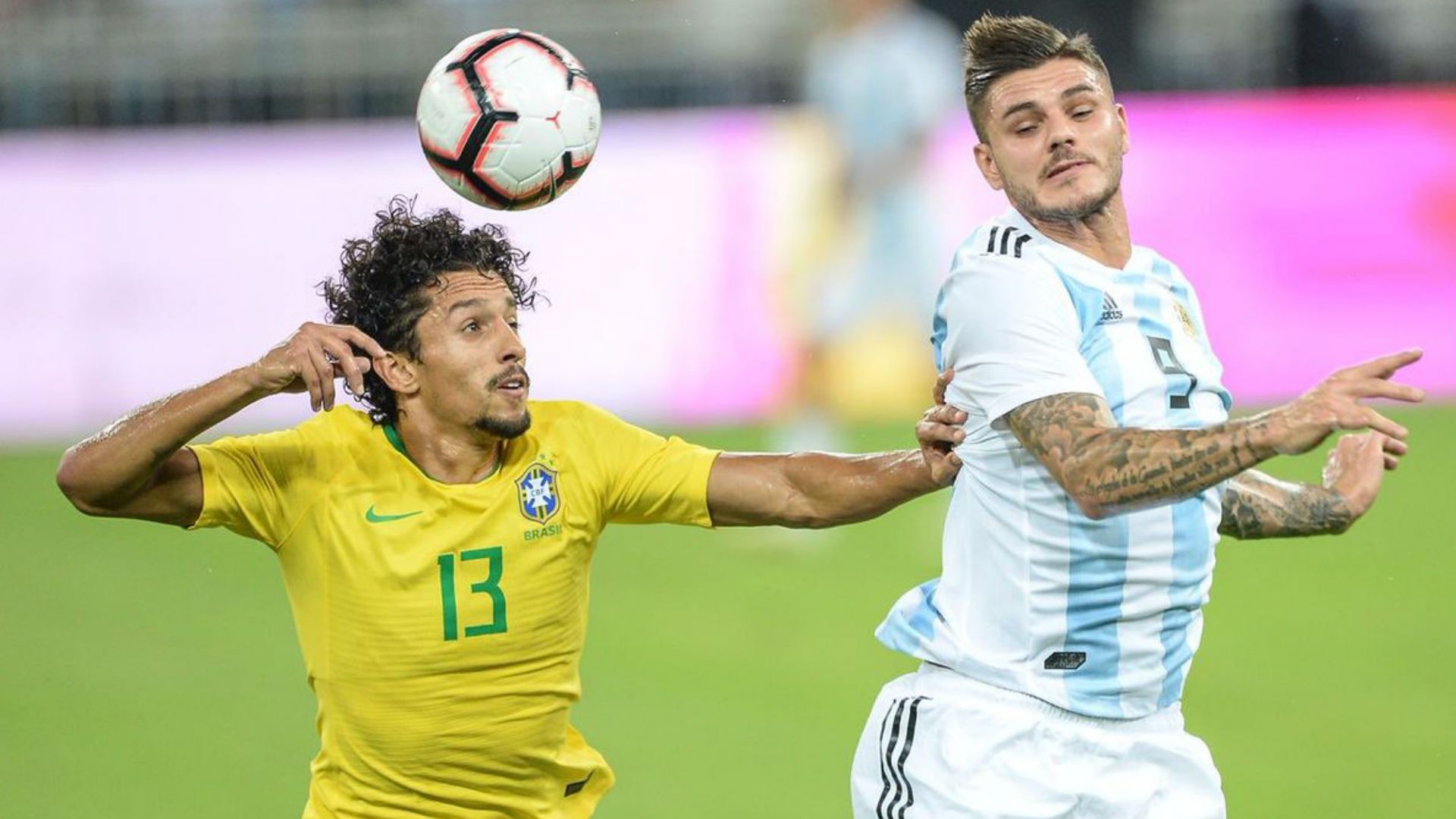 Mauro Icardi Argentina Brasil Amistoso internacional 16102018