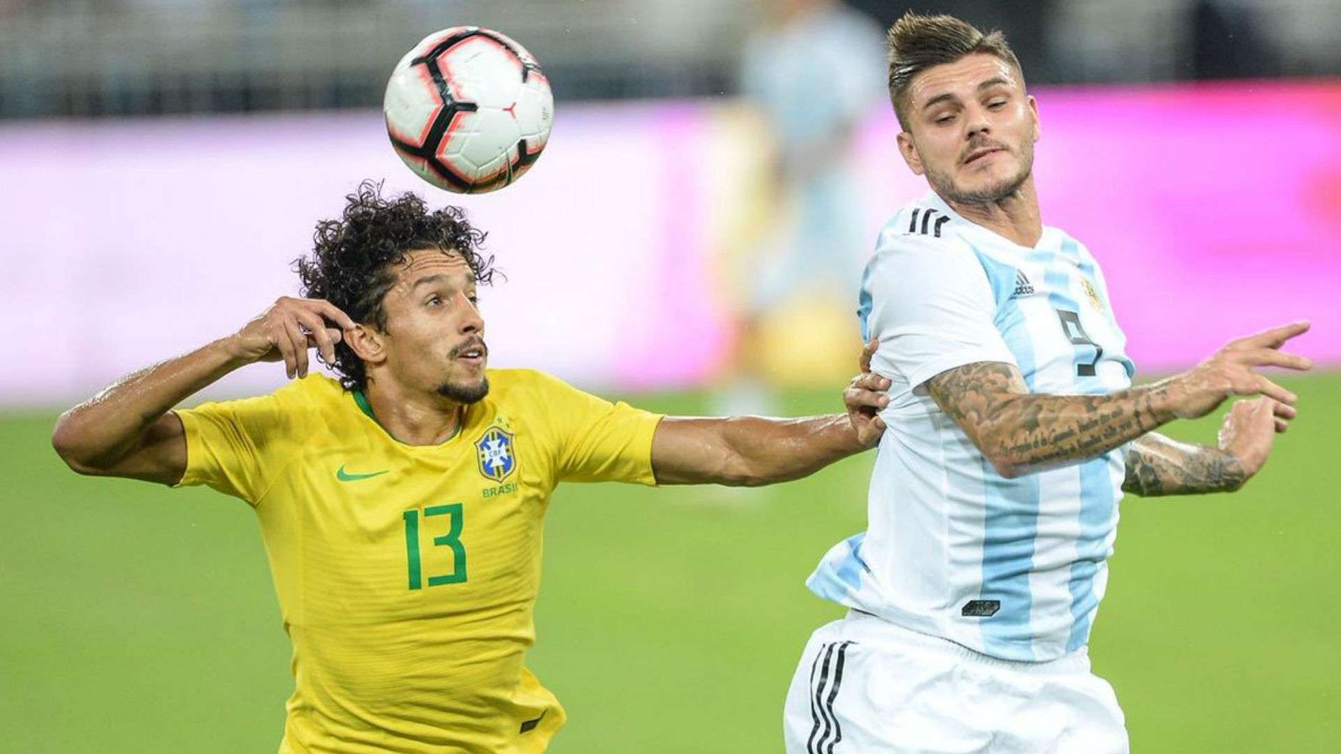 Mauro Icardi Argentina Brasil Amistoso internacional 16102018