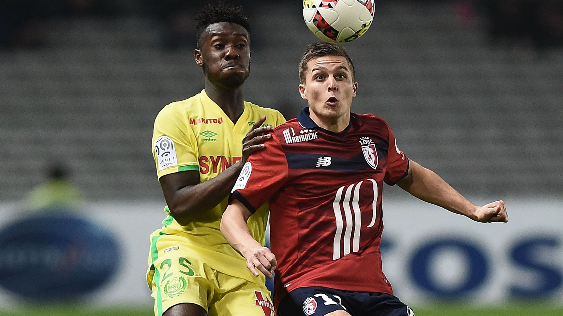 Enock Kwateng Nicolas De Preville Nantes Ligue 1 26112016