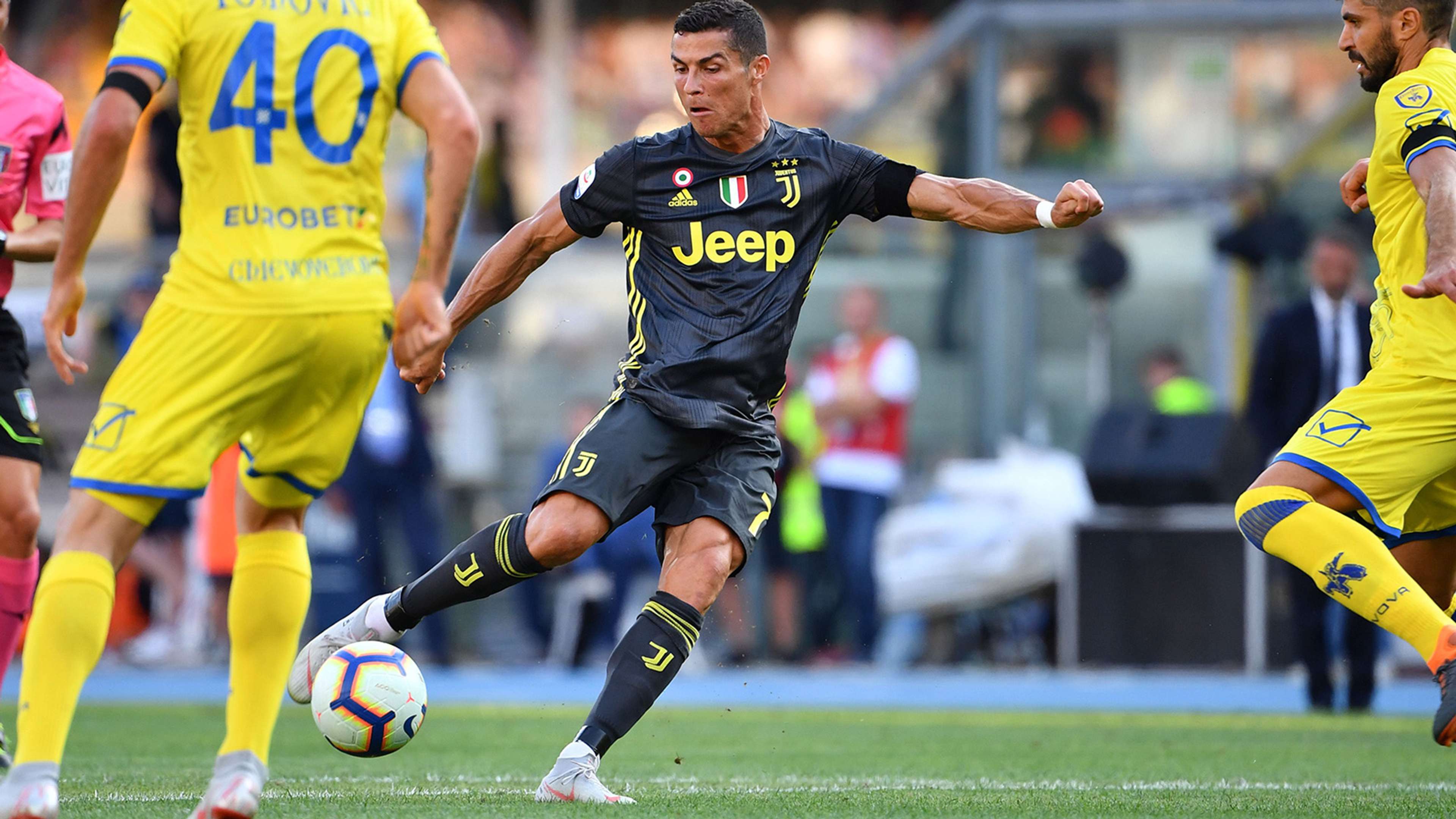 Cristiano Ronaldo Chievo Juventus Serie A 08182018