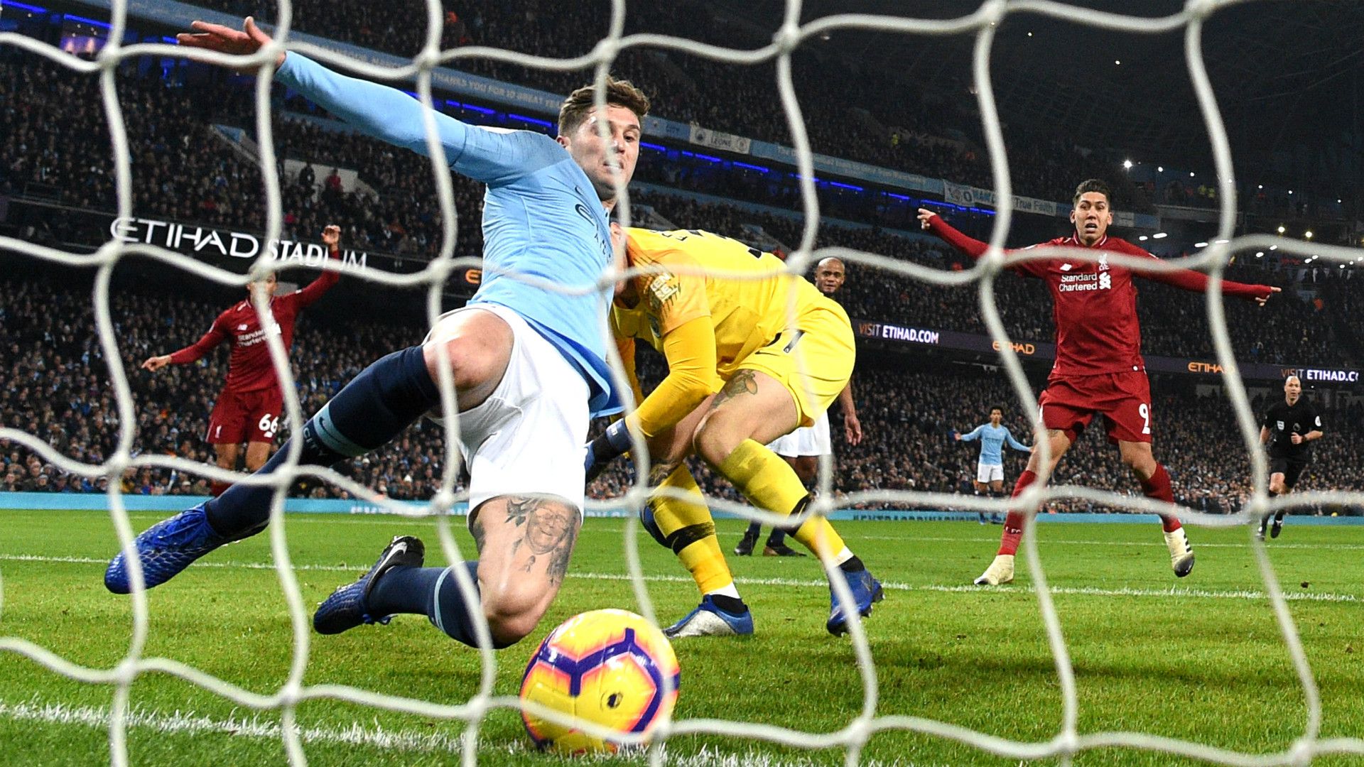 JOHN STONES MANCHESTER CITY PREMIER LEAGUE 03012019