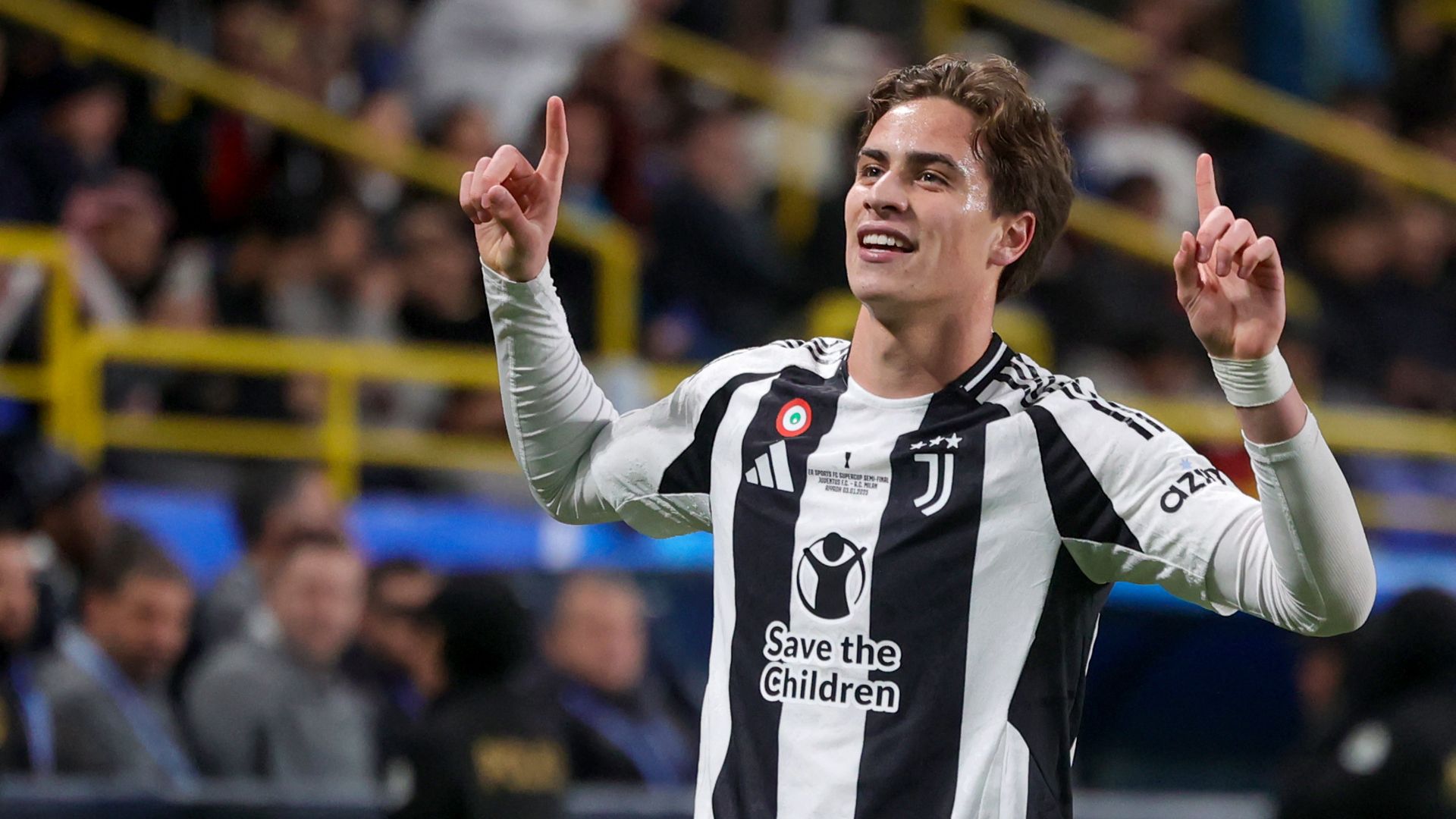 Kenan Yildiz Juventus Milan Supercoppa