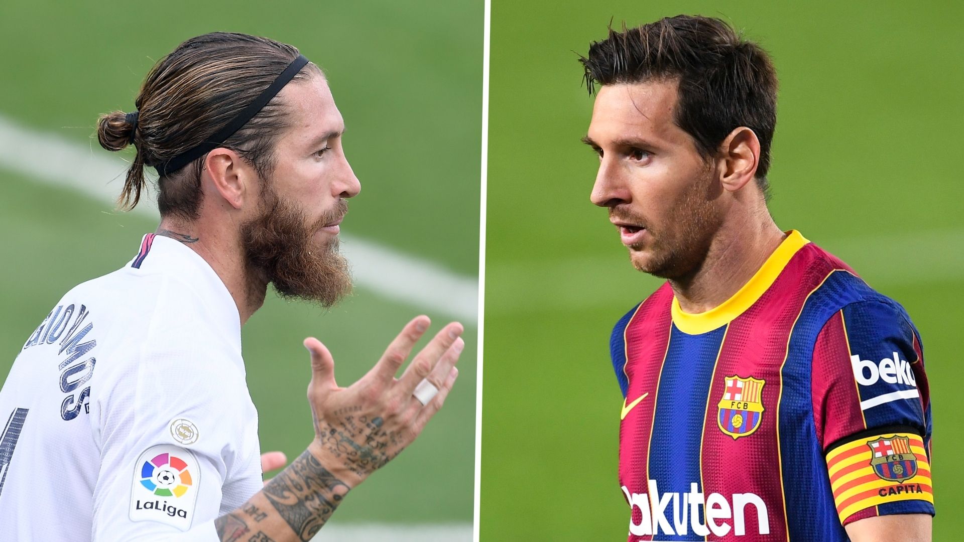 Sergio Ramos Lionel Messi Real Madrid Barcelona GFX