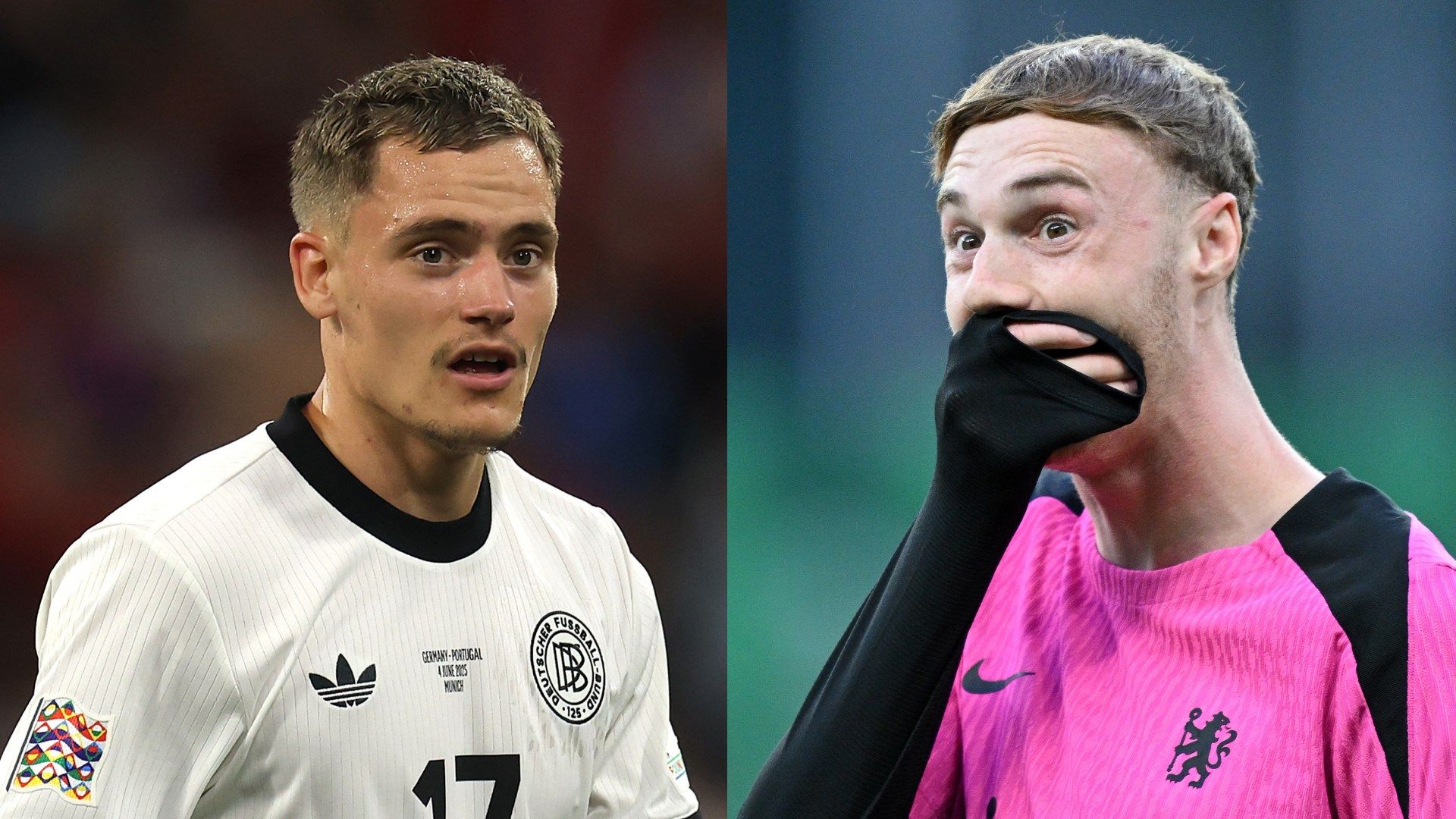 VIDEO: Florian Wirtz awkwardly snubbed by future Liverpool team-mate in favour of Chelsea talisman Cole Palmer ahead of blockbuster £116m transfer | Goal.com UK