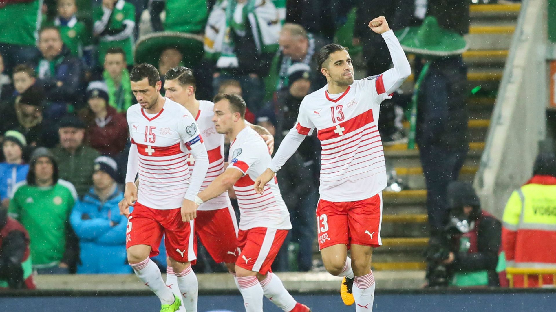 Ricardo Rodriguez Northern Ireland Switzerland