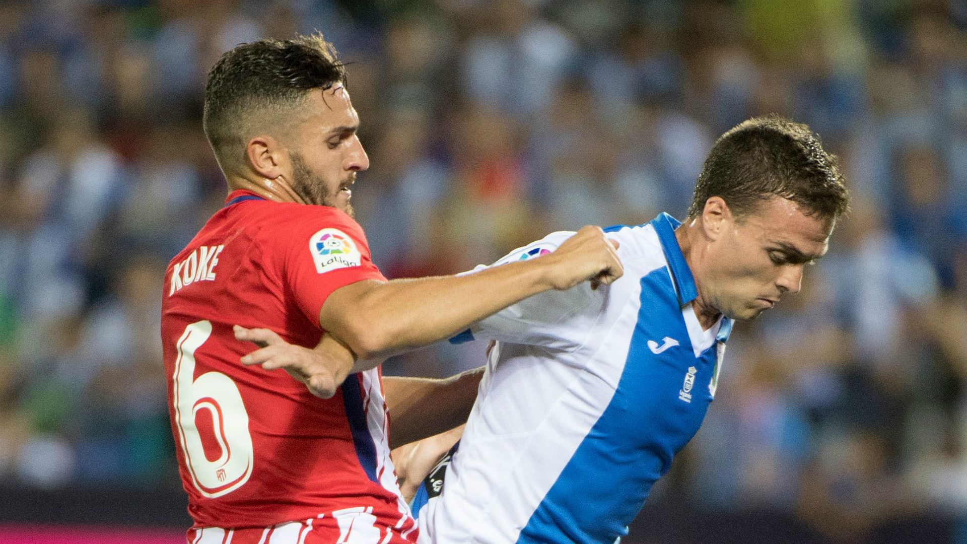 Koke Eraso Leganes Atletico Madrid LaLiga 3092017