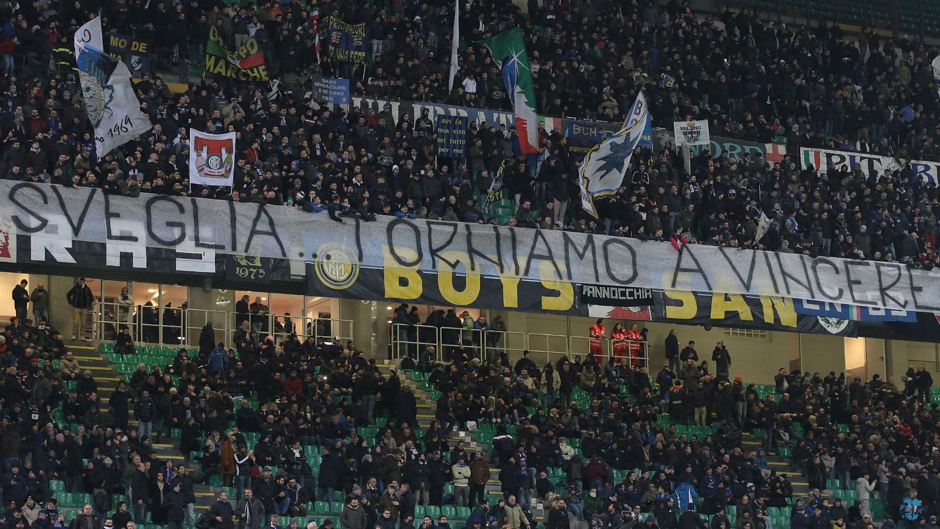 Inter fans Inter Crotone Serie A