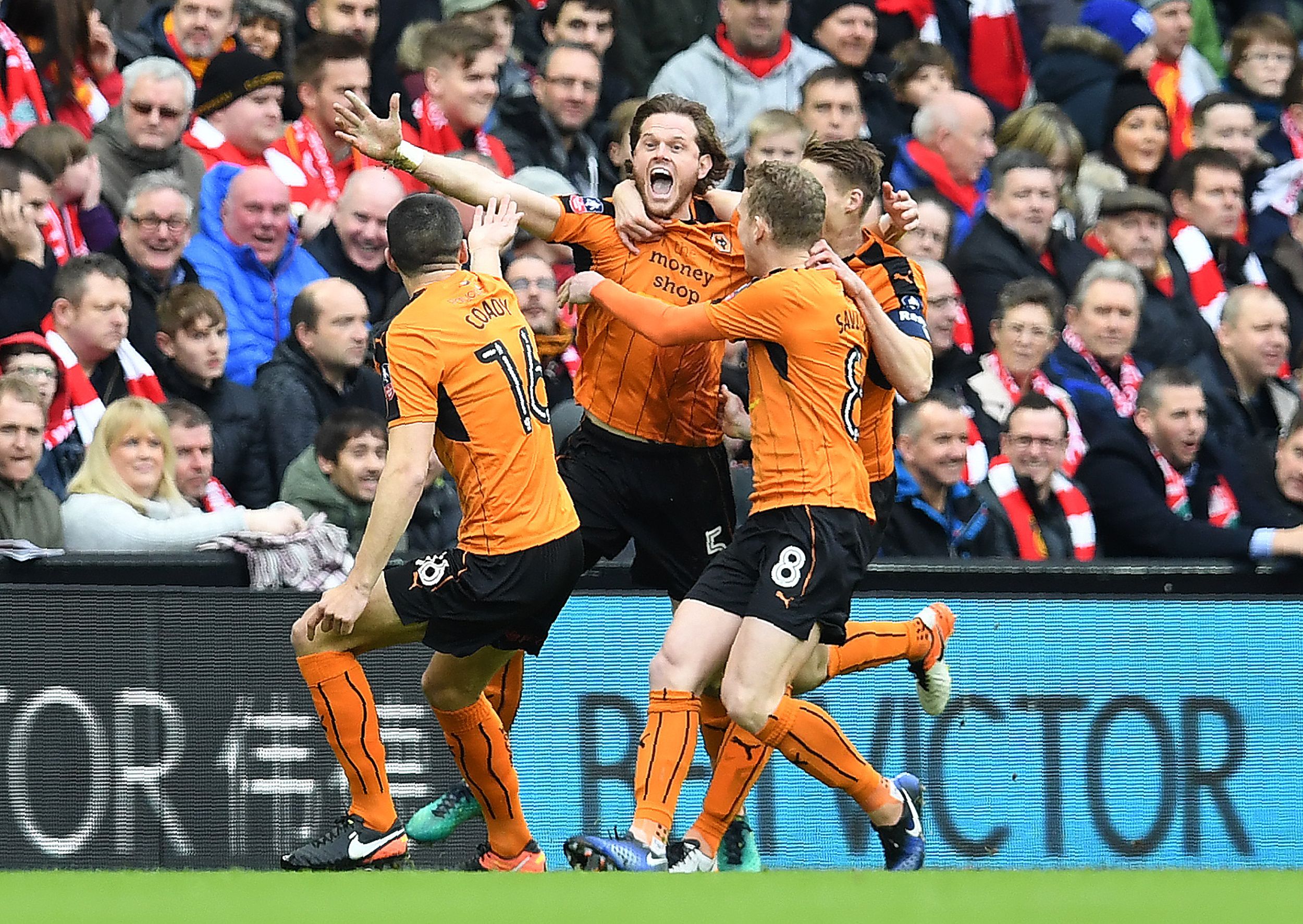 Richard Stearman Wolverhampton Wanderers FC Liverpool FA Cup 28012017