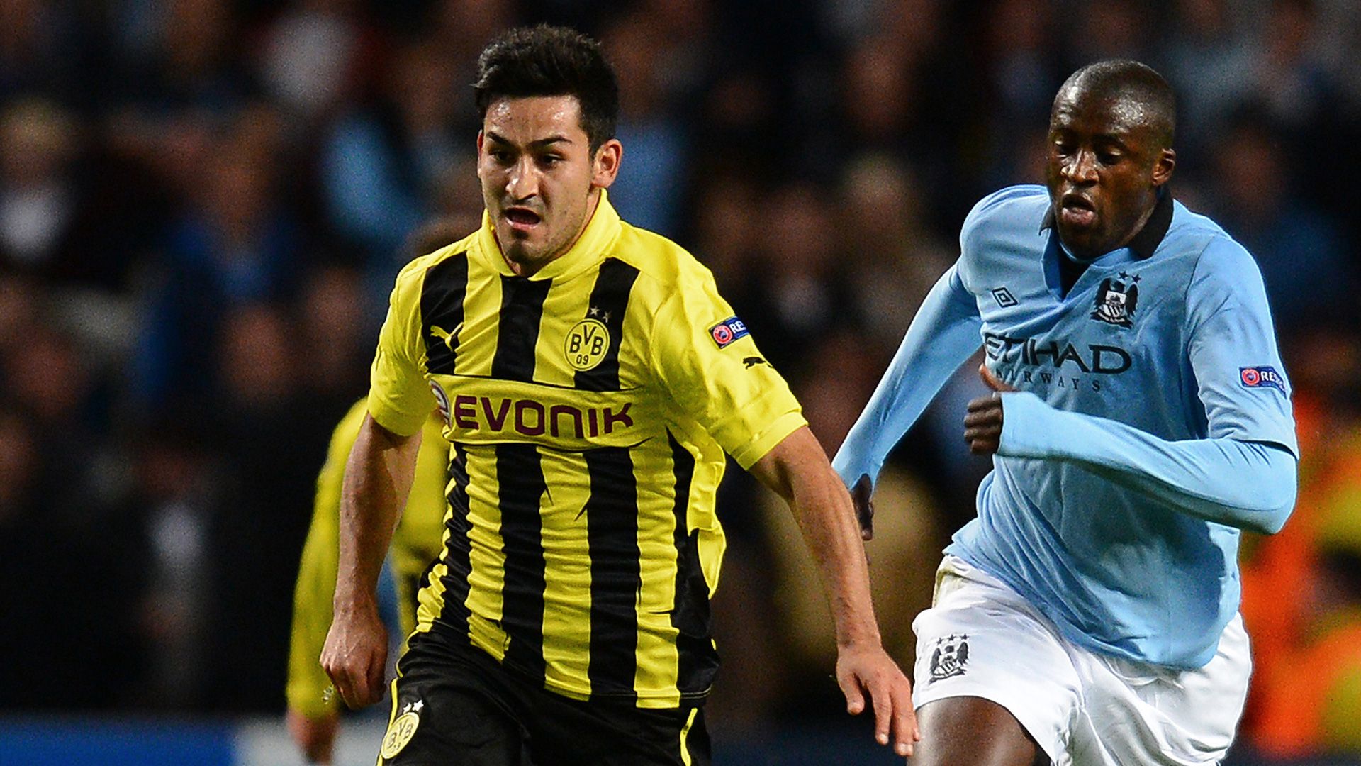 Ilkay Gündogan Yaya Toure Manchester City Borussia Dortmund Champions League 10032012