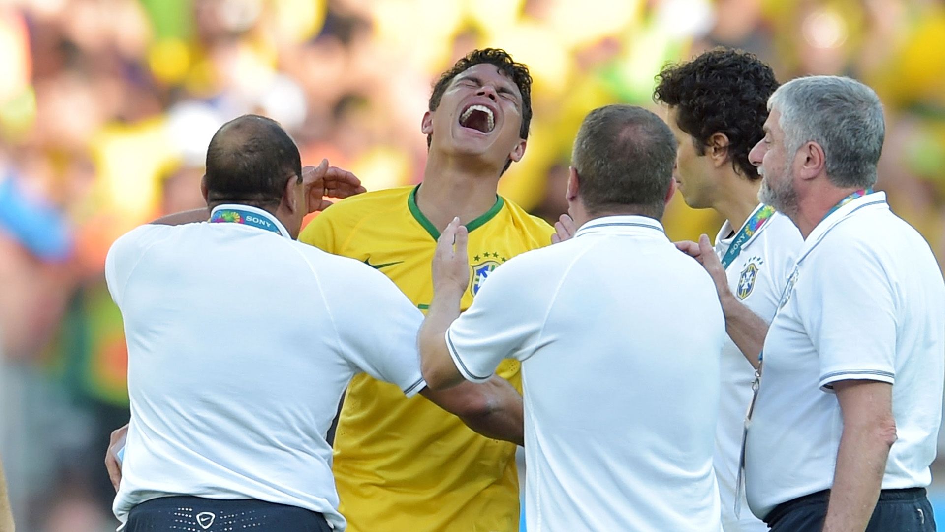Thiago Silva crying Brazil Chile World Cup 28062014