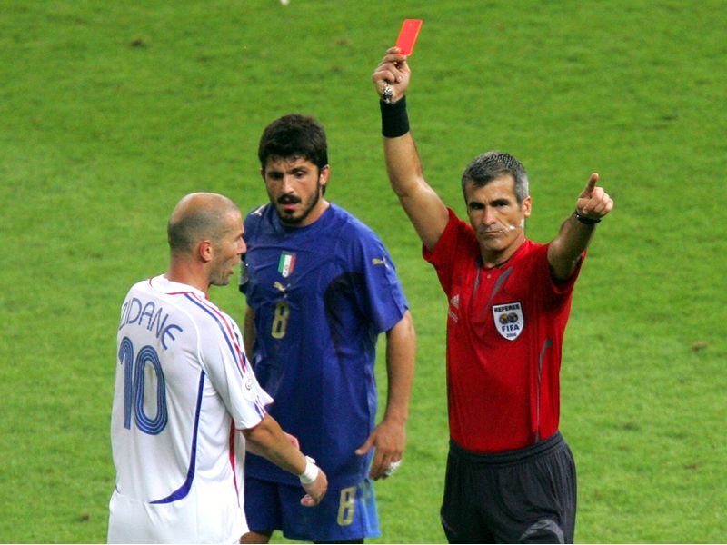 Horacio Elizondo - Zinedine Zidane - Red Card - World Cup 2006