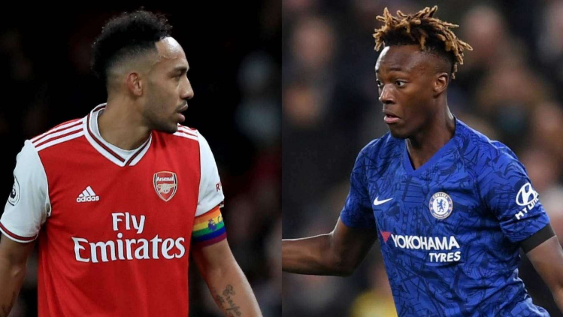 Pierre-Emerick Aubameyang Arsenal Tammy Abraham Chelsea 2019-20
