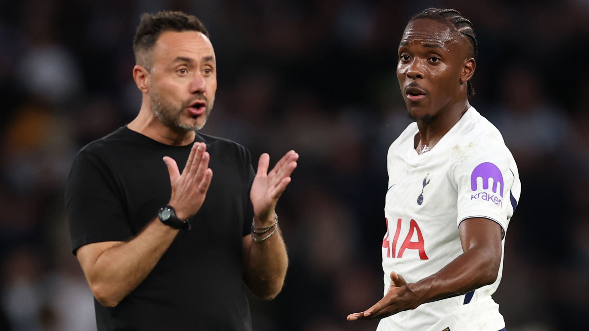 Roberto De Zerbi Tottenham 2026-27 Mathys Tel