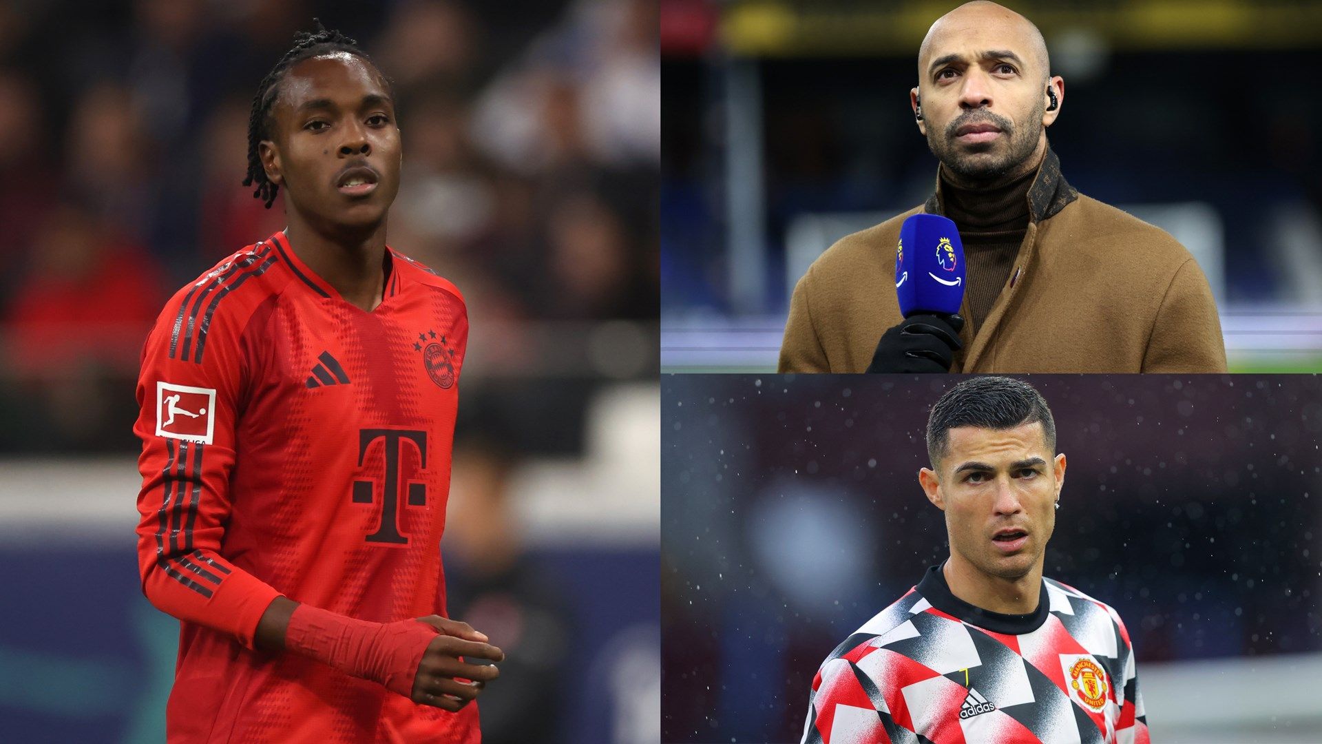 Mathys Tel Thierry Henry Cristiano Ronaldo