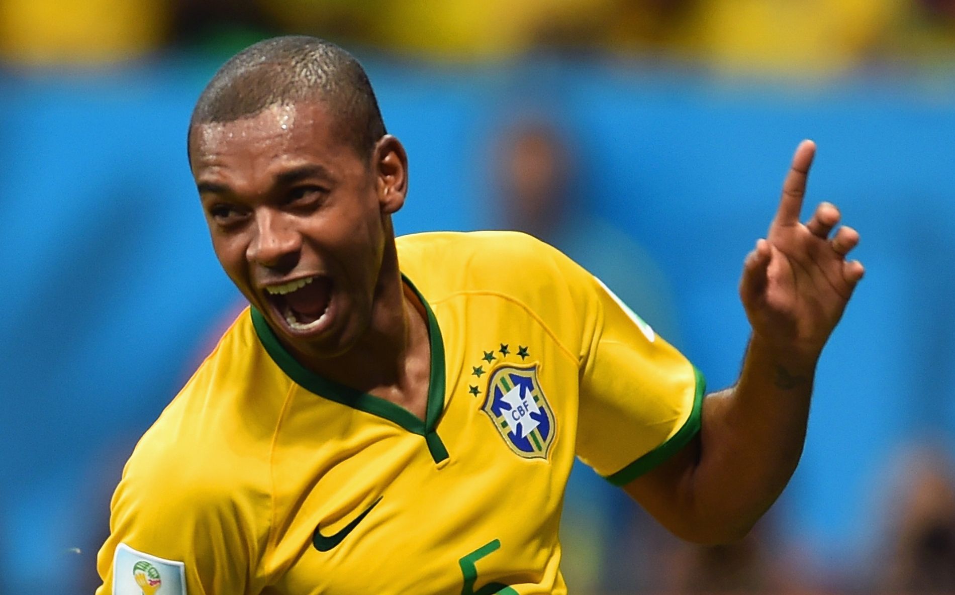 Fernandinho Brazil Cameroon 2014 world Cup