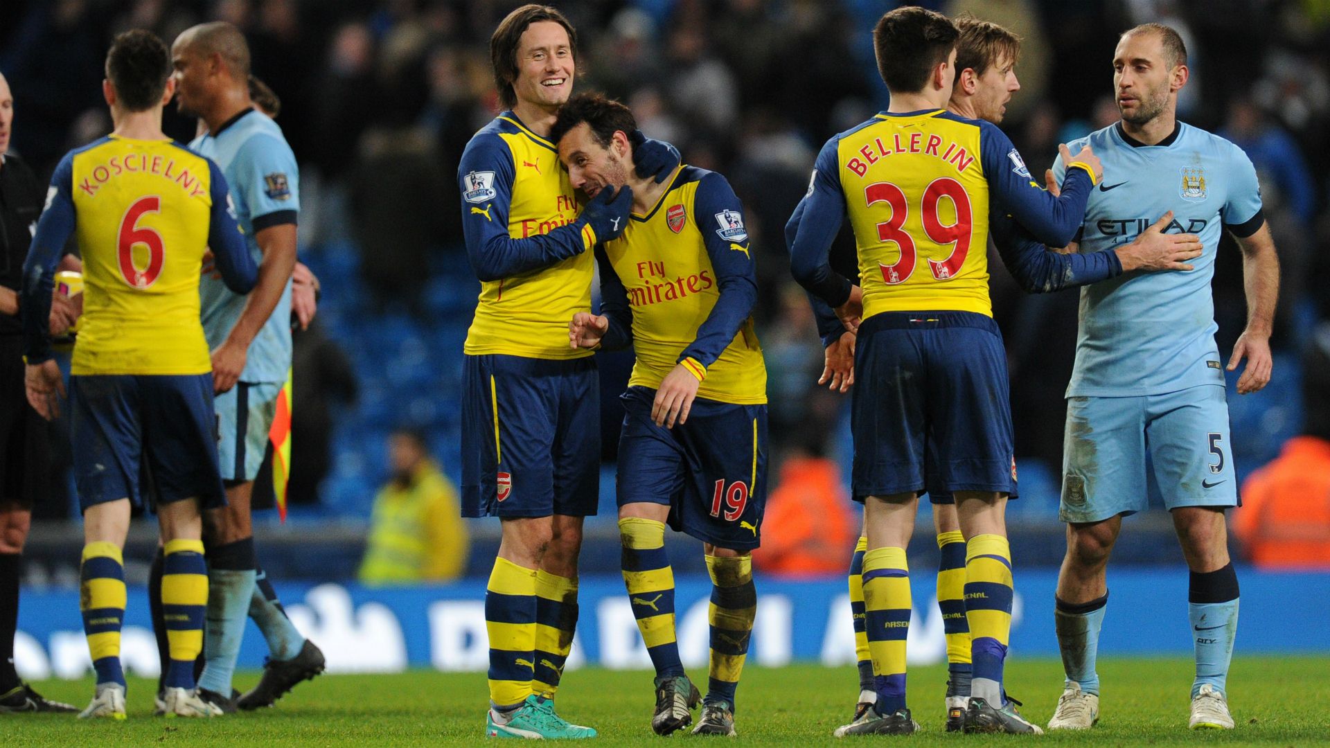 Cazorla Man City Arsenal 18012015