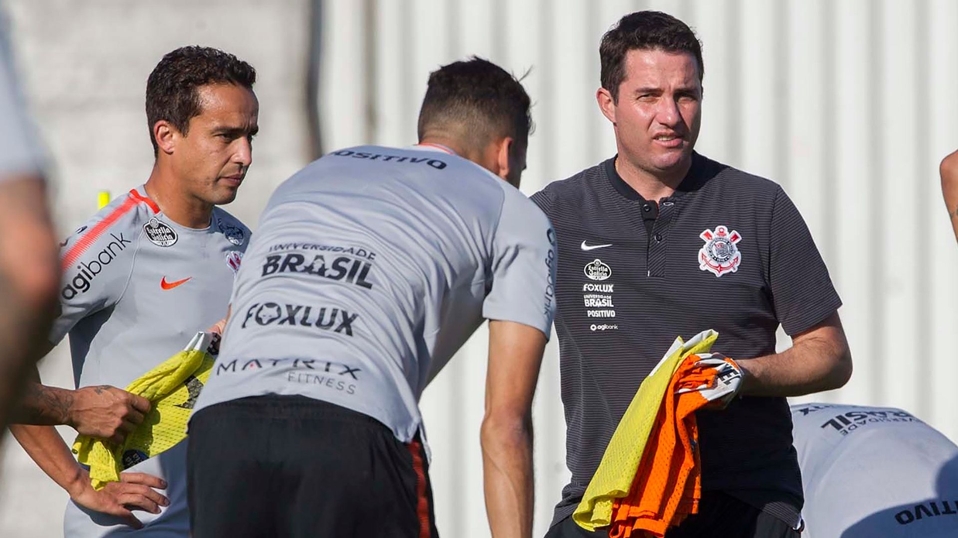 Osmar Loss Jadson treino Corinthians 19072018