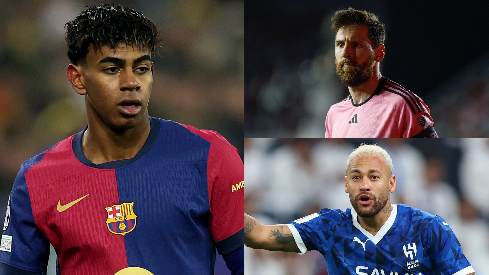 Lamine Yamal Lionel Messi Neymar