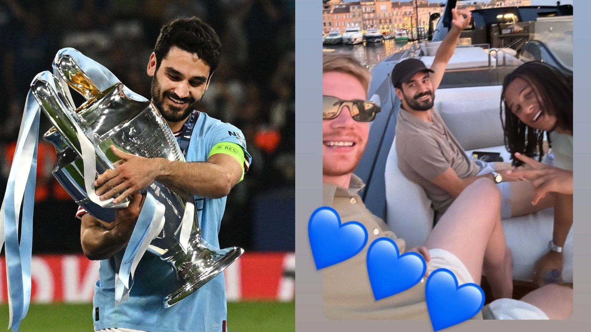 Ilkay Gundogan Nathan Ake Kevin De Bruyne