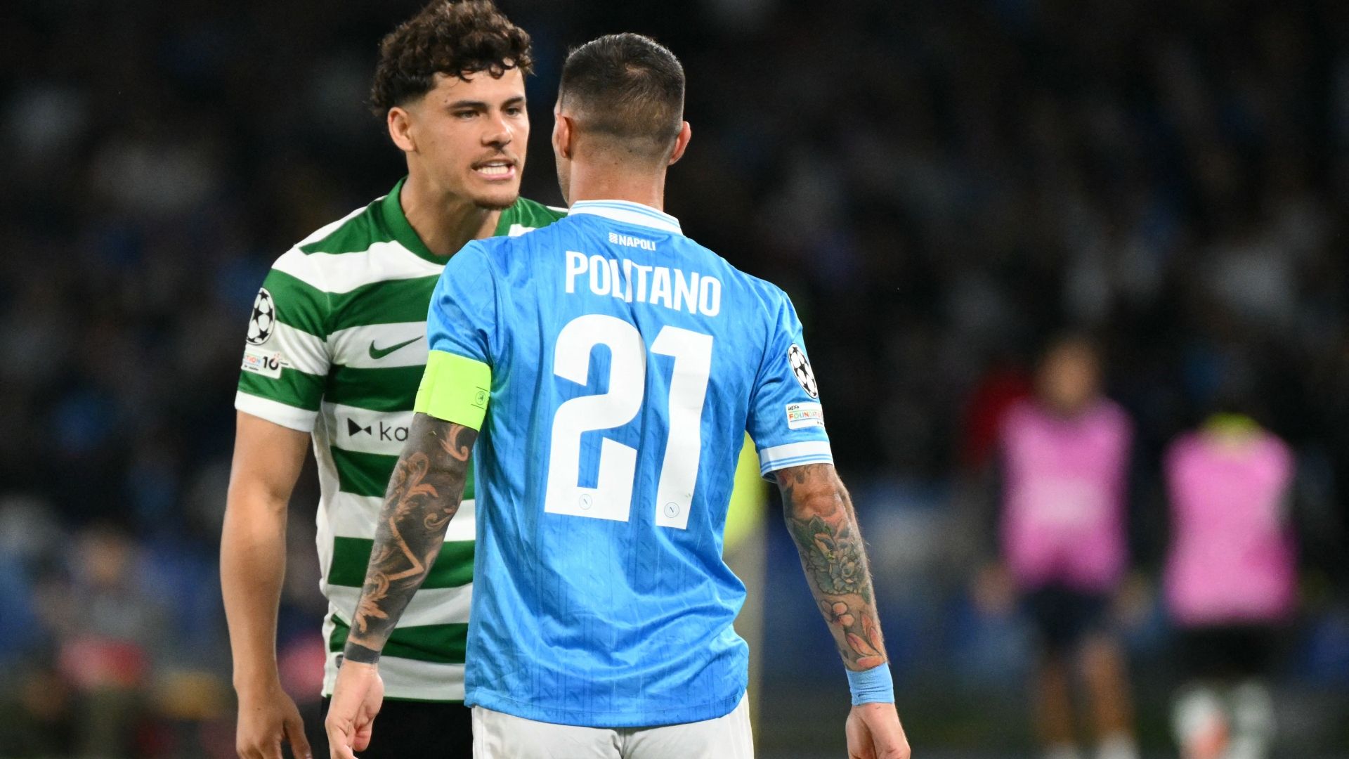 Araujo Politano Napoli Sporting