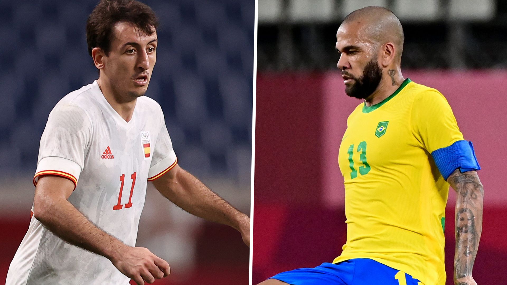 Oyarzabal Dani Alves España Brasil Juegos Olímpicos 2021