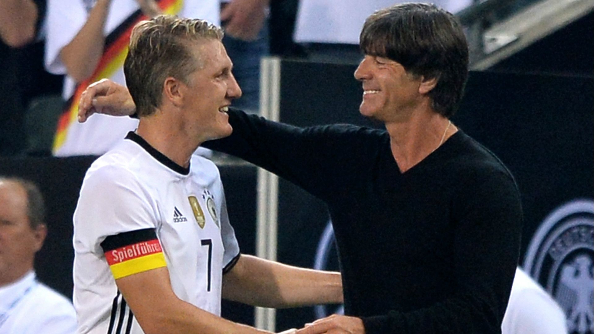 Bastian Schweinsteiger Joachim Low Germany Finland International Friendly 31082016