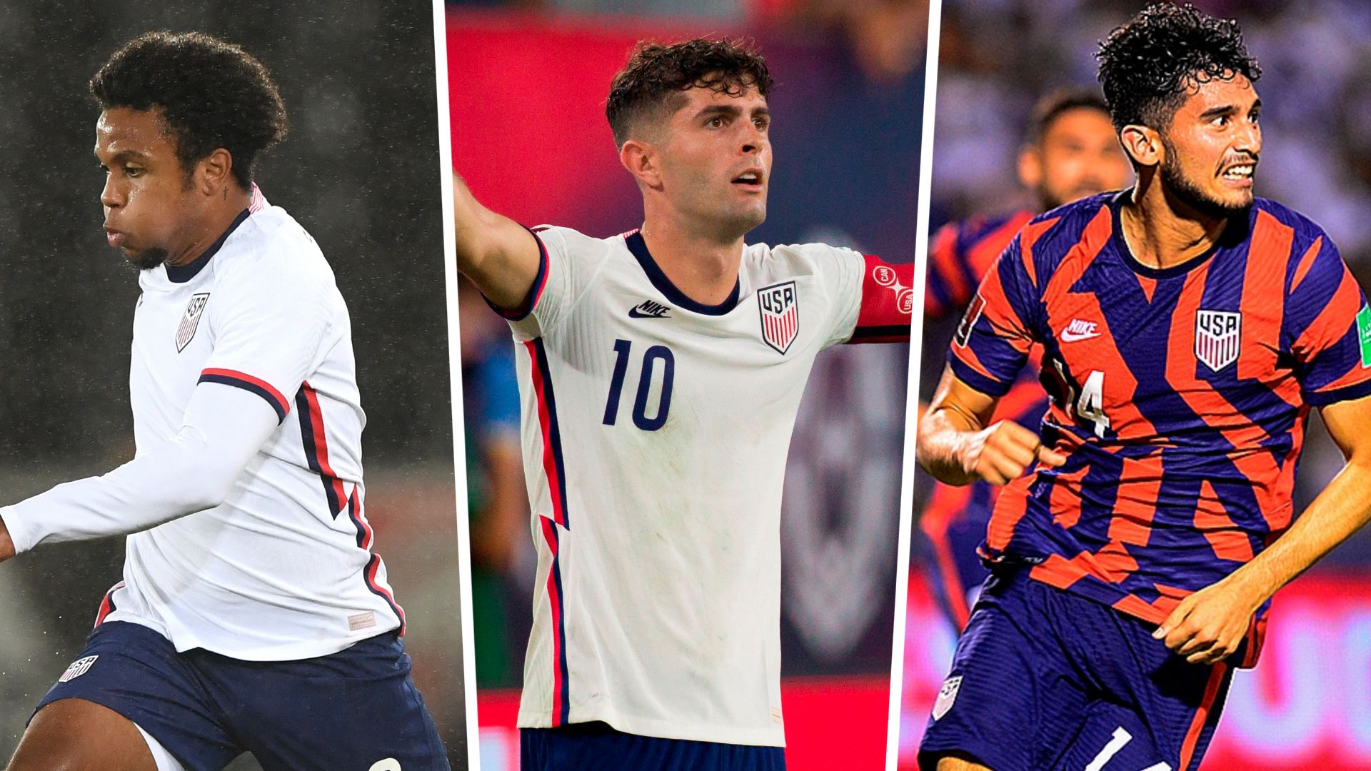 McKennie, Pulisic, Pepi USMNT