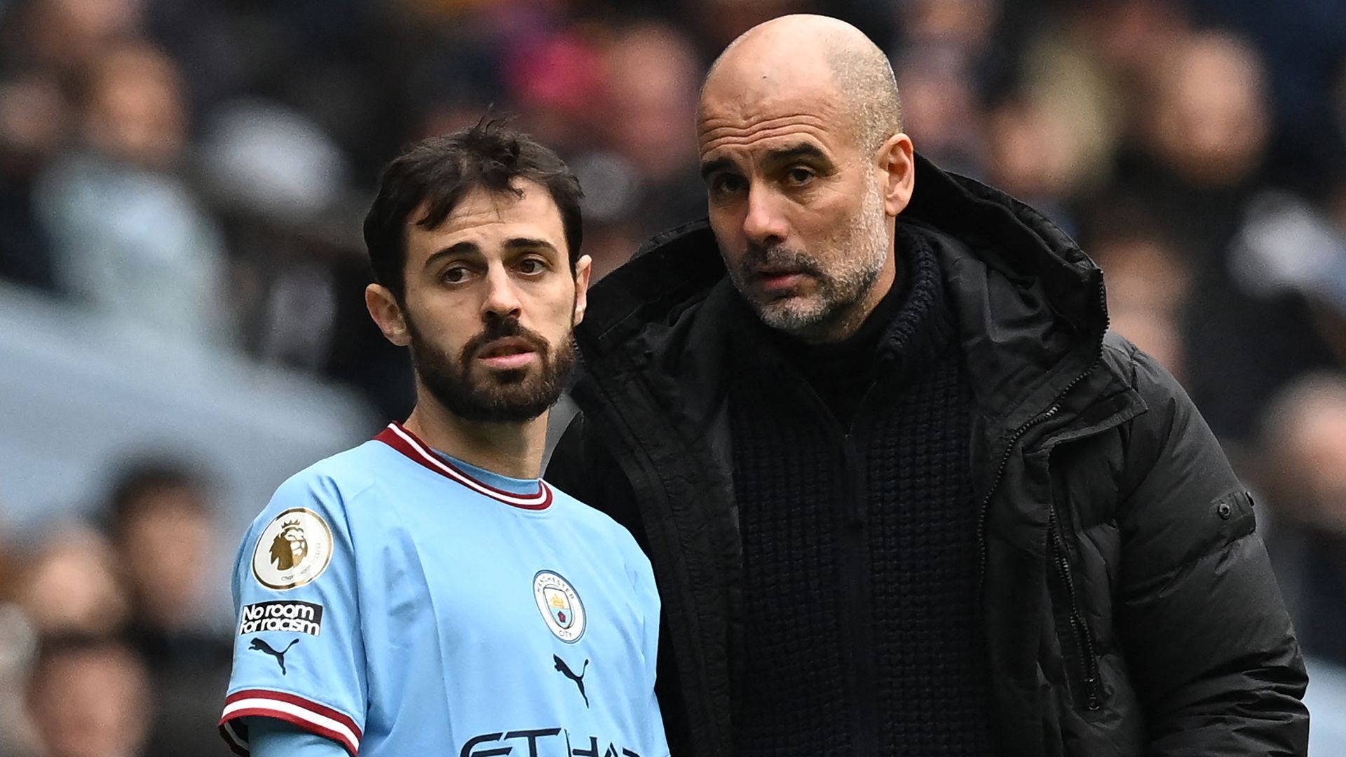 Bernardo Silva Pep Guardiola Manchester City Newcastle Premier League 2022-23