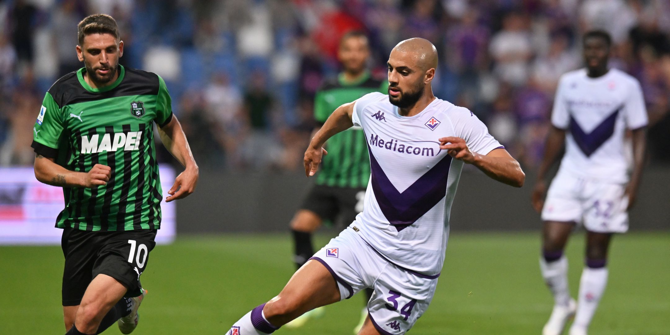 Sofyan Amrabat Sassuolo Fiorentina Serie A DESKTOP