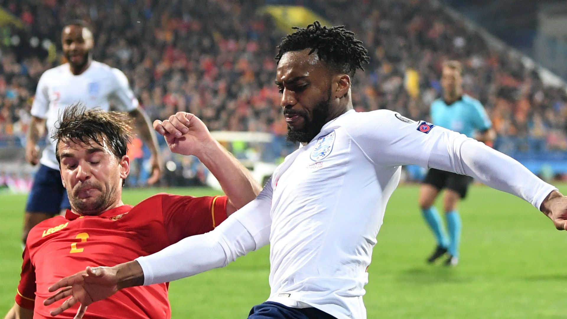 Danny Rose England Montenegro