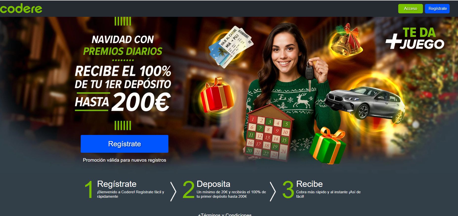 codere oferta de navidad