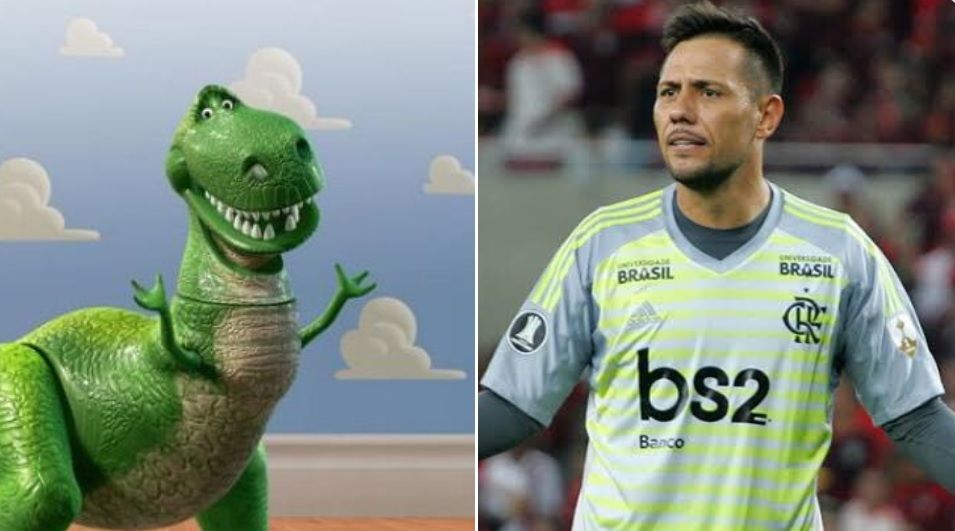 Meme de Diego Alves após Flamengo x Botafogo