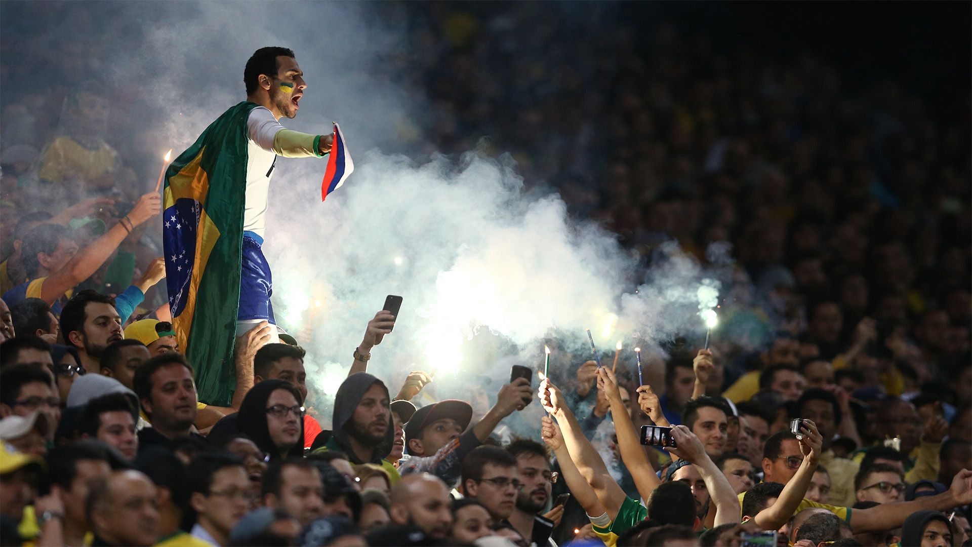 Torcedor Brasil Paraguai Eliminatorias 2018 28032017