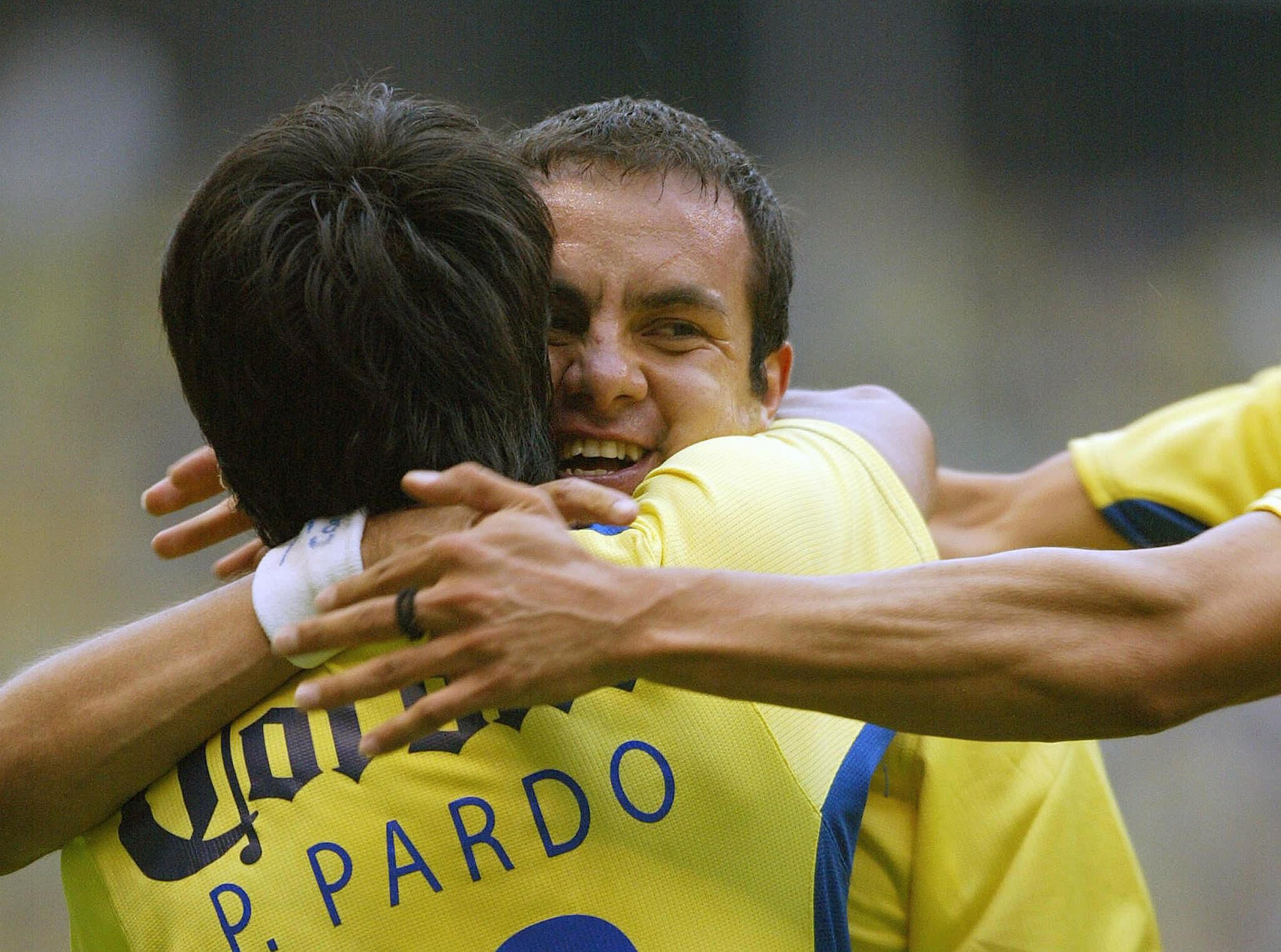 Pavel Pardo y Cuauhtémoc Blanco