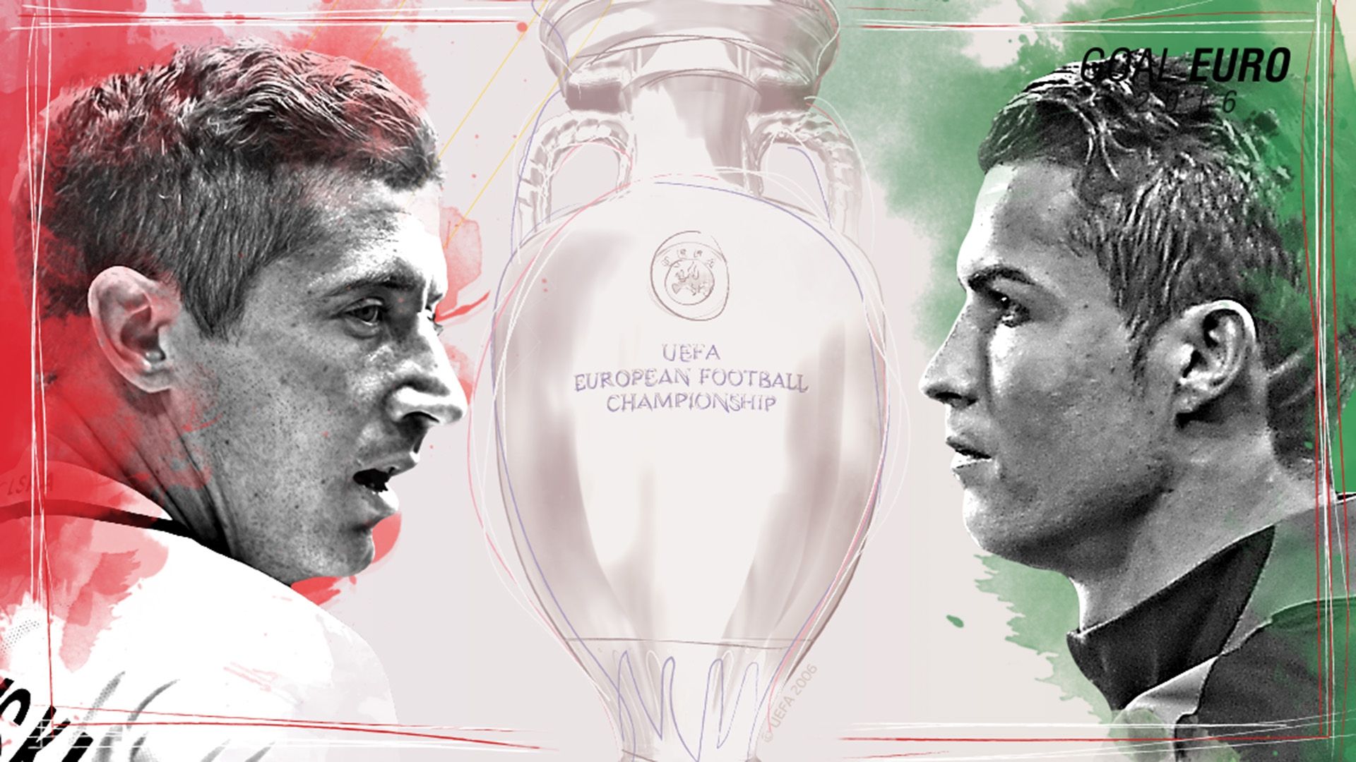 GFX EURO16 Poland Portugal Euro 2016